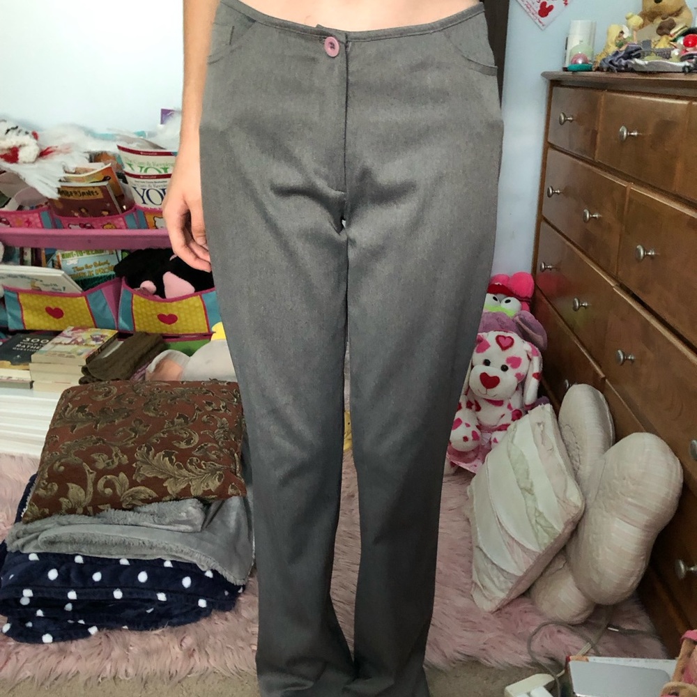 Gray Work Slacks - image 3